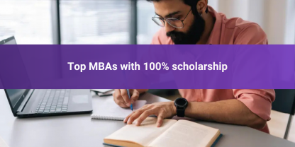 Top MBAs with 100% scholarship